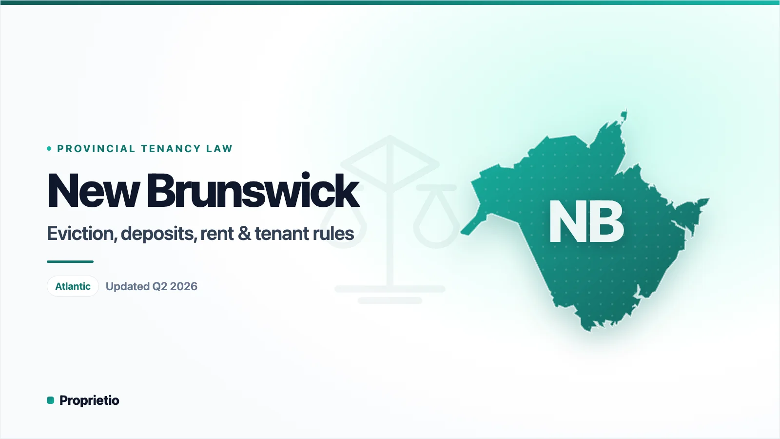 New Brunswick property management laws