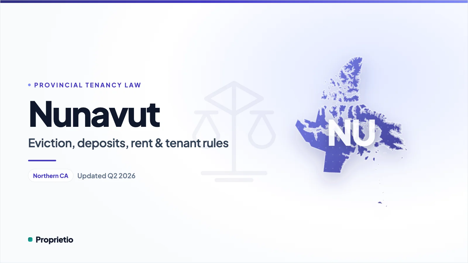 Nunavut property management laws