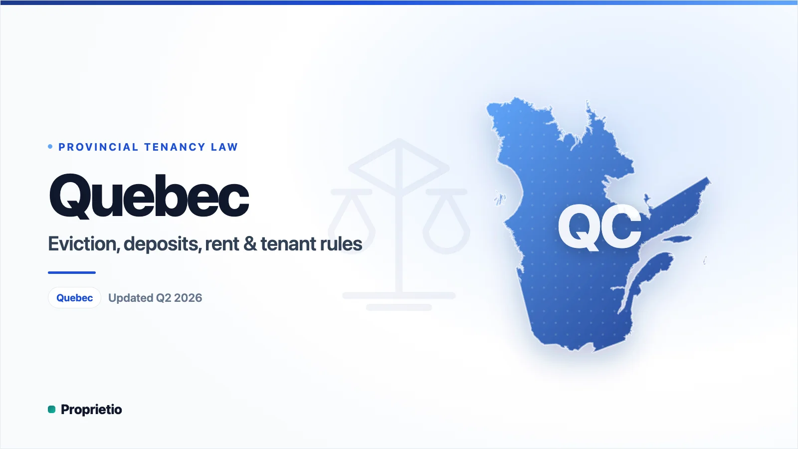 Quebec property management laws