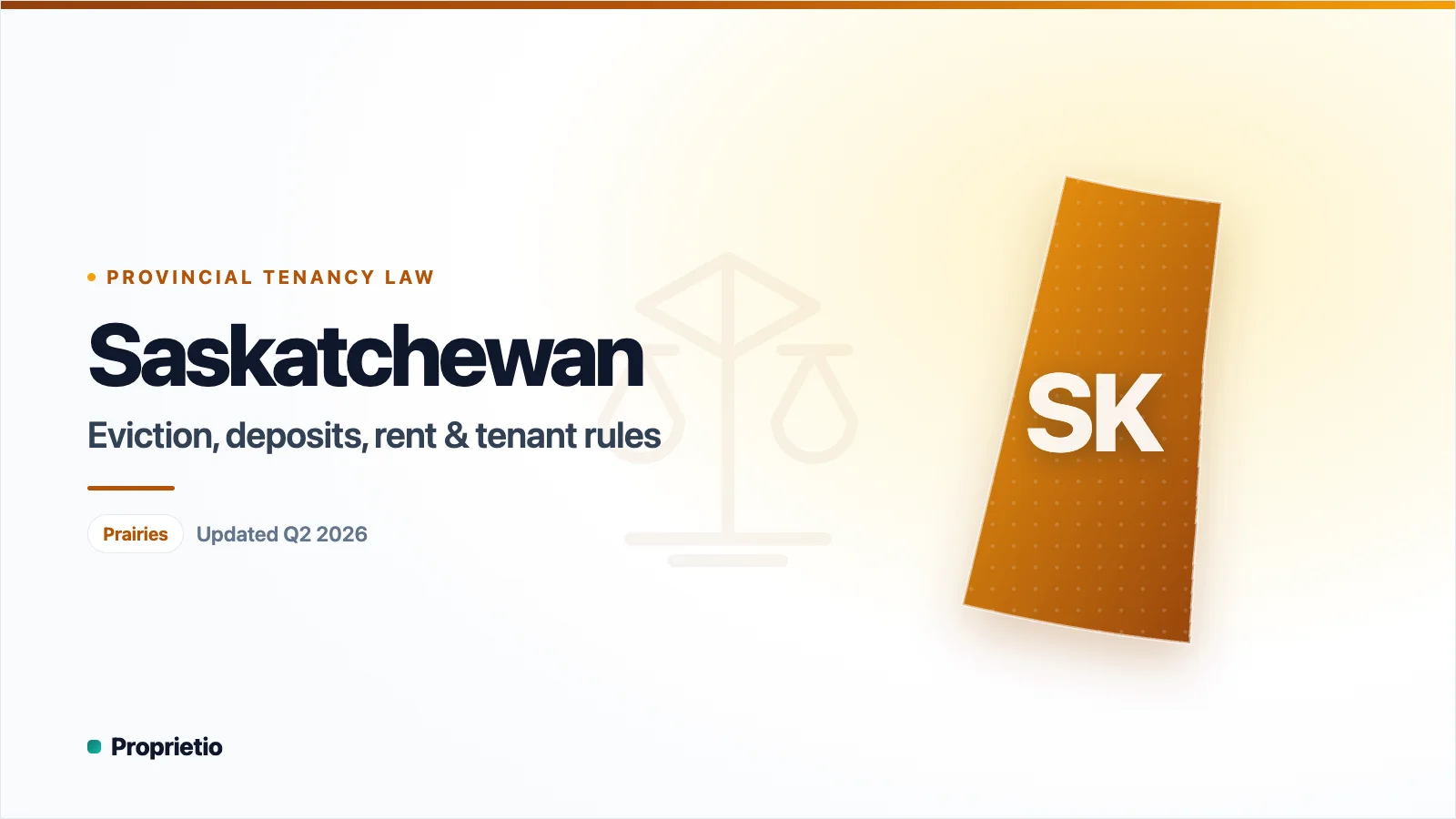 Saskatchewan property management laws
