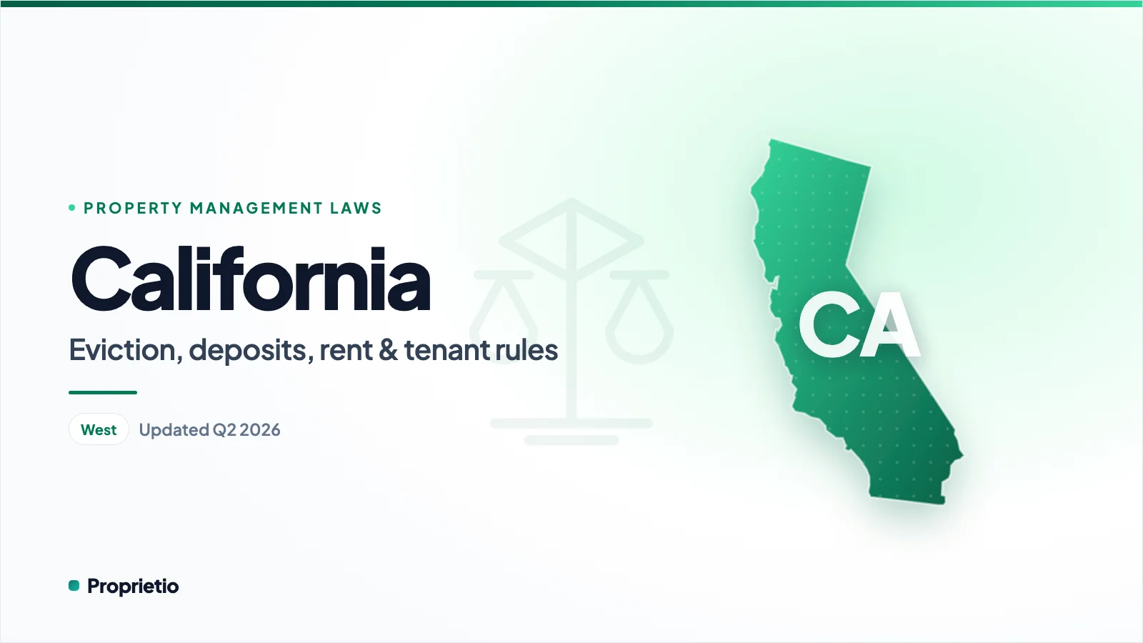 California property management laws