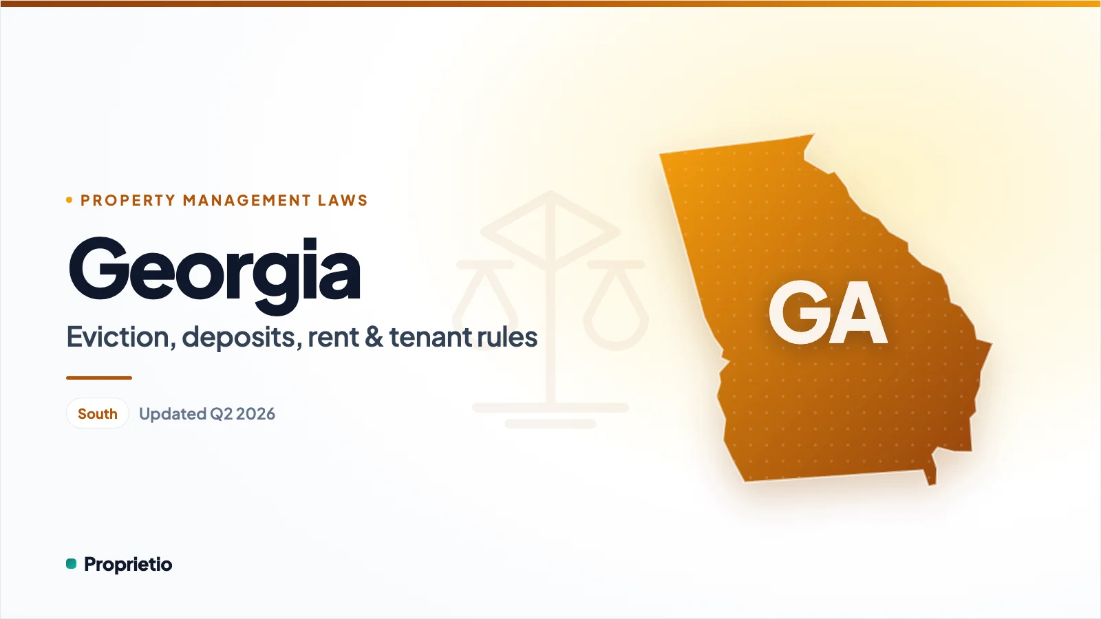 Georgia property management laws