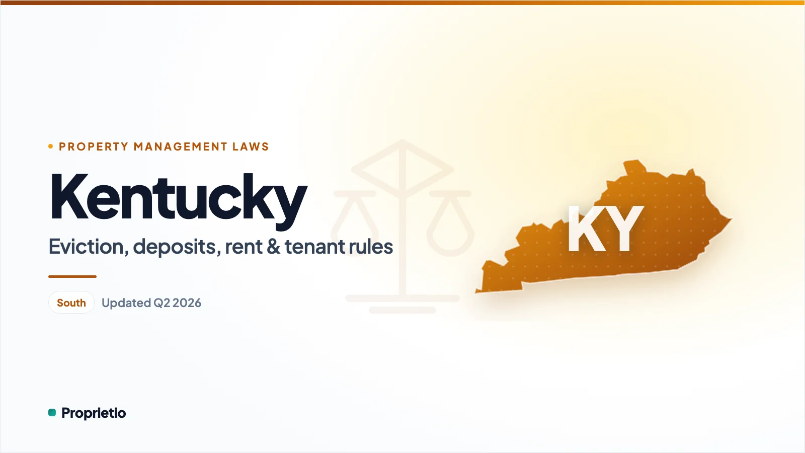 Kentucky property management laws