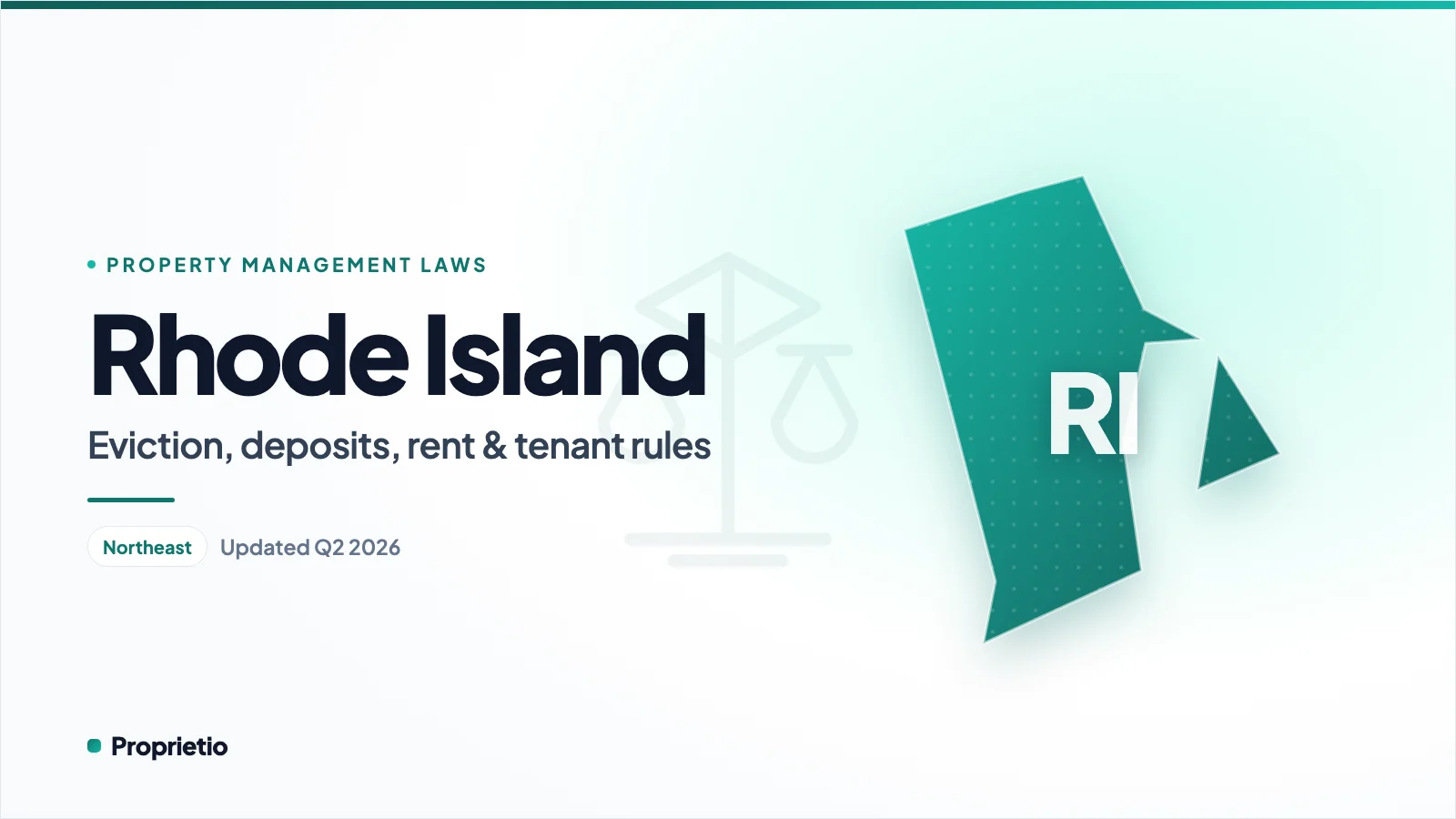 Rhode Island property management laws